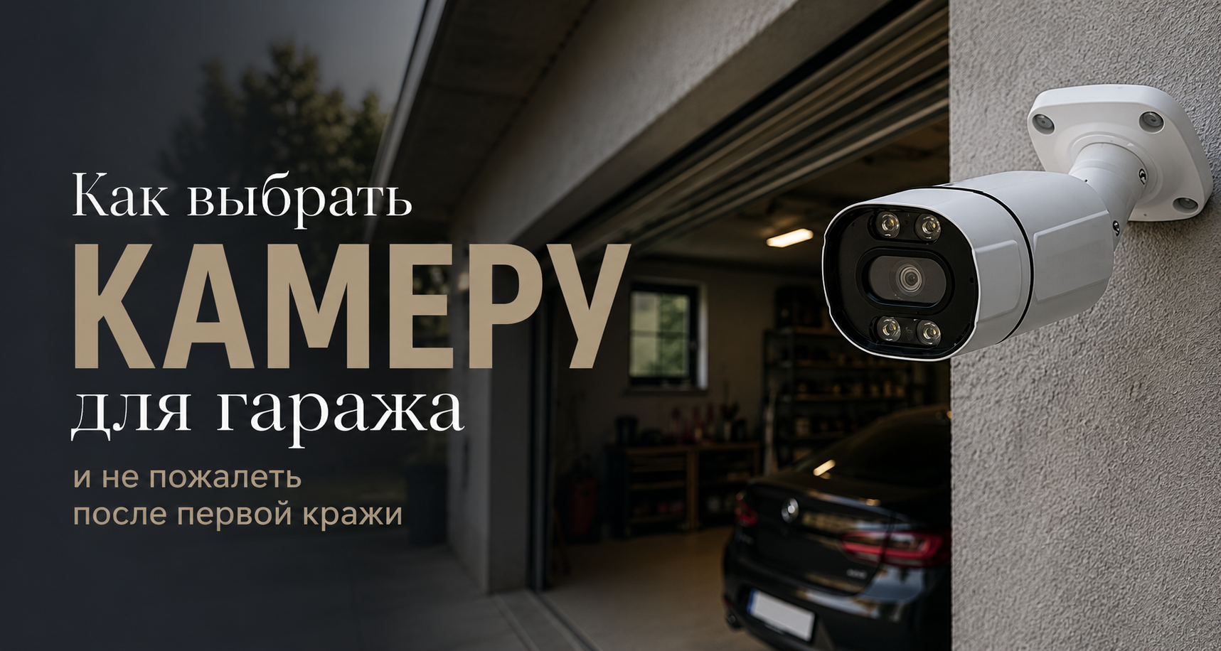 Как выбрать камеру для гаража и не пожалеть после первой кражи