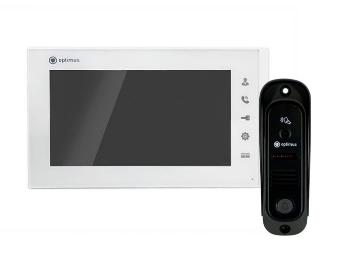 Комплект видеодомофона Optimus Leader IK-27B30IR (w+b)
