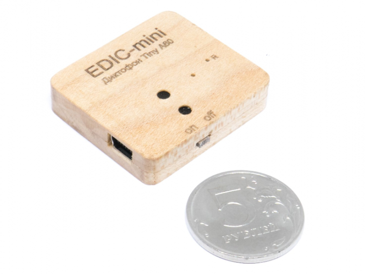 Edic-mini Tiny A60-300 — профессиональный цифровой диктофон